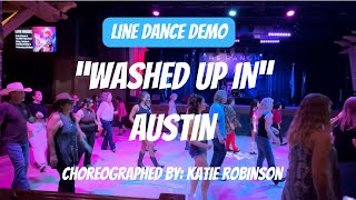 “Washed Up In” Austin Line Dance at the Ranch Saloon in Anaheim [upl. by Acissehc741]