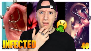 Reacting To Cartilage Piercing Fails  Piercings Gone Wrong 40  Roly Reacts [upl. by Amora]