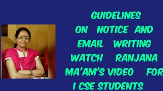 How To Write A Notice And Email In Icse Format [upl. by Eemaj703]