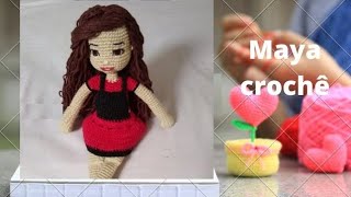 Como colocar cabelo boneca amigurumi passoapasso [upl. by Delinda175]