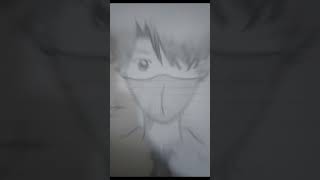 Anime sketch easy and simple anime sketchdrawing newshortvideo [upl. by Einahteb719]