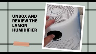 Lamon 400mlH Cool Evaporative Humidifier 45L Review And Comparison With Ultrasonic Humidifiers [upl. by Alram]