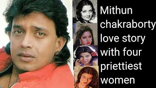 Mithun chakraborty love story with four prettiest women  Bollywood srideviyogeeta Bali [upl. by Frymire477]