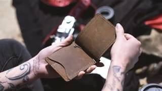 Simple And Functional Meet The Rustico Money Clip Leather Wallet [upl. by Seuqcaj]