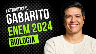 GABARITO EXTRAOFICIAL ENEM 2024  BIOLOGIA  Prof Kennedy Ramos [upl. by Bausch]