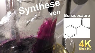 Synthese von Benzoesäure Oxidation von Toluol [upl. by Ginnifer414]