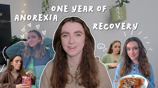 ONE YEAR IN ANOREXIA RECOVERY  QampA an honest update [upl. by Nosdivad261]