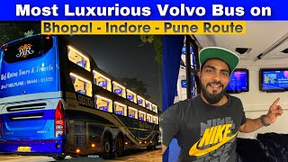 Indore to Pune in Raj Ratan Luxurious Volvo Sleeper Bus [upl. by Efren970]