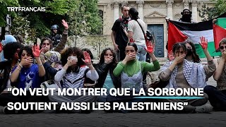 “On veut montrer que la Sorbonne soutient aussi les Palestiniens” [upl. by Yffub296]