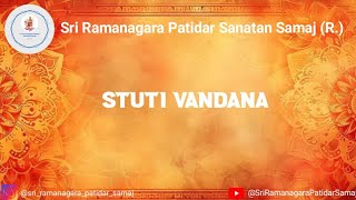 Sri Ramanagara Patidar Samaj VAKRATUNDA MAHAKAYA Song Performed By STUTI VANDANA GROUP [upl. by Yirinec]