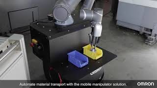 Omron Cobot CNC Maintainment [upl. by Arabel649]