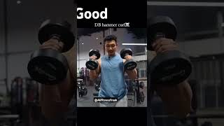 Hammer curl is the best exercise for arms how to bigger your arms AliFitnessFreak fitness tips [upl. by Aenert]