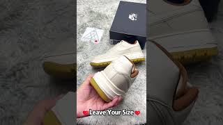 2024 Christmas Gift Real VS Fake Nike Air Force 1 Luxe “Pecan” Sneakers unboxing checking [upl. by Ielhsa]