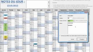 EXCEL Calendrier gratuit à télécharger [upl. by Htiderem]