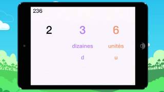 Vidéo 1 Leçon Apprends à reconnaître le chiffre des centaines des dizaines et des unités [upl. by Dibbrun]