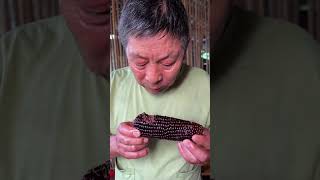 Eat a corn before eating cured pork ribs Cured pork ribs Rural life Cured meat [upl. by Emil]