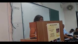 Discussants Remarks  Prof Chirashree Dasgupta  JNU ACADEMIC [upl. by Lenahc44]