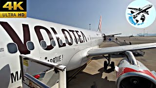 TRIP REPORT  VOLOTEA  Palermo quotPunta Raisiquot  Venice quotMarco Poloquot  Airbus A319 [upl. by Auqinot]