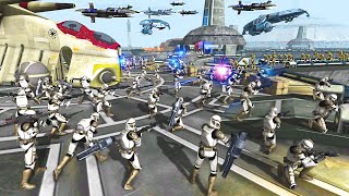 Droid Army INVASION of KAMINO DEFENSES  Men of War Star Wars Mod [upl. by Colombi649]