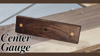 Center Gauge  Quick and Easy Essential Woodworking Tool [upl. by Nyllij]