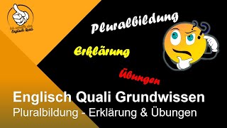 Englisch Quali Bayern  Grundwissen  Pluralbildung Erklärung amp Übungen [upl. by Asiole930]