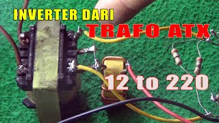 DIY Mini Inverter menggunakan Trafo Ferit ATX [upl. by Aliban]