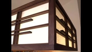 Awesome Japanese woodworking  Japanese construction lamp [upl. by Abie552]