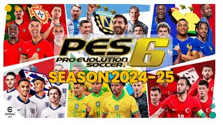 PES 6  Gudpley Patch Season 202425 V1 WINTER PC  DOWNLOAD [upl. by Anilac]