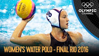 USA vs ITA  Womens Water Polo Final  Rio 2016 Replays [upl. by Pier]