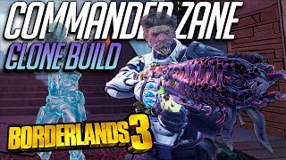 COMMANDER ZANE LEVEL 72 DIGICLONE ZANE BUILD Borderlands 3 Zane Build [upl. by Herb]