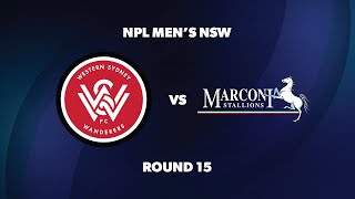 NPL Men’s NSW Round 15 Western Sydney Wanderers FC v Marconi Stallions FC [upl. by Becka]