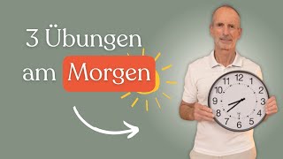 3 effektive Übungen für JEDEN Morgen [upl. by Pedroza]