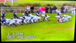 Oriskany Football vs Alexandria Bay 2002 [upl. by Hannad]