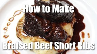 Braised Beef Short Rib Recipe  Restaurant Style [upl. by Eriam]