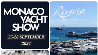 Monaco Yacht Show 2024 yachtlife monacoyachtshow monacolifestyle montecarlo [upl. by Aicina]