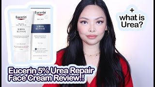 Eucerin 5 Urea Replenishing Face Cream Review [upl. by Adigirb]