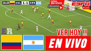 Colombia vs Argentina en vivo Donde Ver A Que Hora Juega Eliminatorias Conmebol 2024 hoy [upl. by Eiloj550]