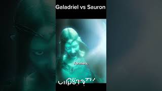 Galadriel vs Sauron Power Match lordoftherings galadriel [upl. by Ailgna]