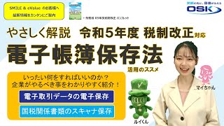 やさしく解説 電子帳簿保存法 ～令和５年度税制改正対応～ 活用のススメ [upl. by Kyne]