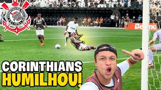 CORINTHIANS 3 x 0 FLUMINENSE E UM GOLAÇO DO WESLEY Deixou o Felipe Melo no chão [upl. by Akinat]