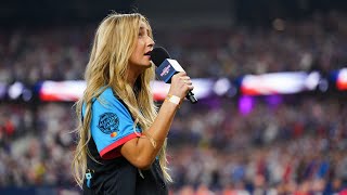 Ingrid Andress says shes checking into rehab after viral national anthem performance I was drunk [upl. by Richard]