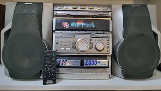 Mini System Sony MHC GRX500 bass minisystem viral vintage sony nostalgia fyp [upl. by Ianthe425]