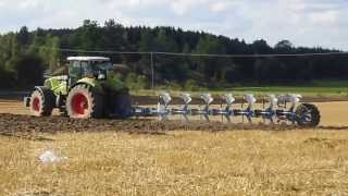 Overum EVL 7 trupite Claas Axion 850 [upl. by Enicar929]