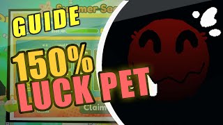 Race Clicker Got 150 LUCK PET  Roblox [upl. by Alphonso]