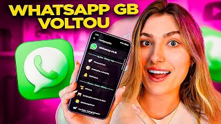 WHATSAPP GB VOLTOU 🥳FINALMENTE PODEMOS USAR SEM ESPELHAR [upl. by Hennie]