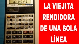 🔴▶ COMO USAR UNA CALCULADORA CIENTÍFICA DE UNA SOLA LINEA [upl. by Iarahs]