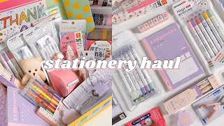 stationery haul 💖 erasable highlighter stamp pen magic pen amp more 🧸 stationery pal June sale [upl. by Yevi801]