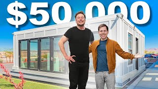 Touring Elon Musk’s 50000 Tiny Home [upl. by Johann]