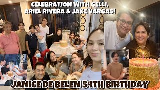 JANICE DE BELEN 54TH BIRTHDAY BINISITA NI JAKE VARGAS 😍 GELLI AT ARIEL RIVERA NAKISAYA SA PARTY [upl. by Venola655]