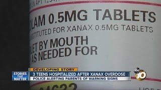 3 teens hospitalized after Xanax overdose [upl. by Naujit]